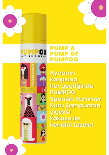 Pumpoo Spanish Summer Kuru Şampuan 200 ML