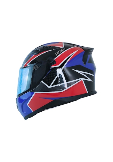 Fazer Ece 22.R06 Double Vizörlü Full Face Motor Kaskı Rush Çok Renkli