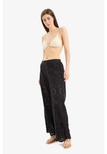 Defacto Regular Fit Brode Plaj Pantolonu-fall İn Love E4711ax25smbk27 Siyah