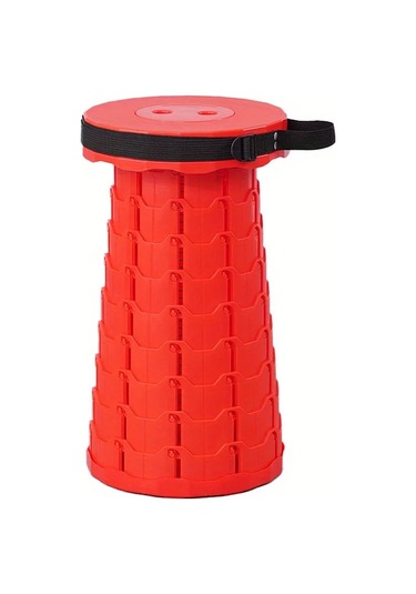 Ultimate Teleskopik Katlanır Sandalye - Ayarlanabilir, Dayanıklı Ve Taşınabilir Red Italya Kırmızı