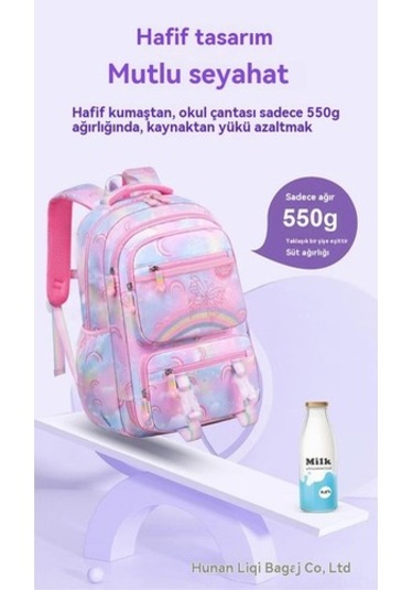 Yeni Ilköğretim Okulu Okul Çantası Hafif Kitap Çantası Büyük Kapasiteli Omuz Çantası 4-6 Sınıf Okul Çantası Büyük Boy 252lap Diğer