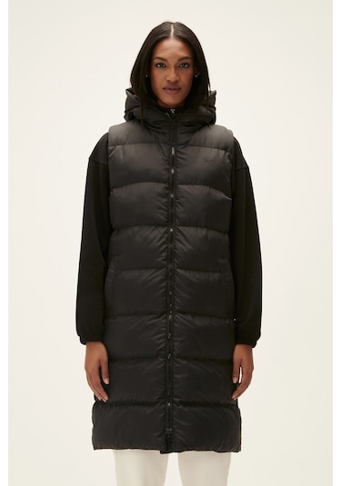 Bad Bear Wayfarer Vest Siyah Kadın Puffer Yelek-siyah Siyah