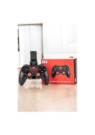 Game Stick Android Uyumlu Gamepad X3 Standlı Oyun Kolu Bluetooth Bağlantılı