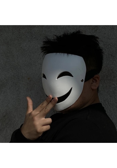 Jl 2 Adet Anime Siyah Bullet Maske Cosplay Kagetane Hiruko