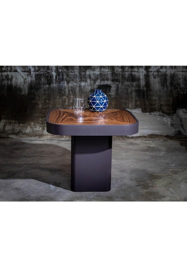 Platinum Yan Sehpa Servis Sehpası Mdf Kahverengi Kahverengi