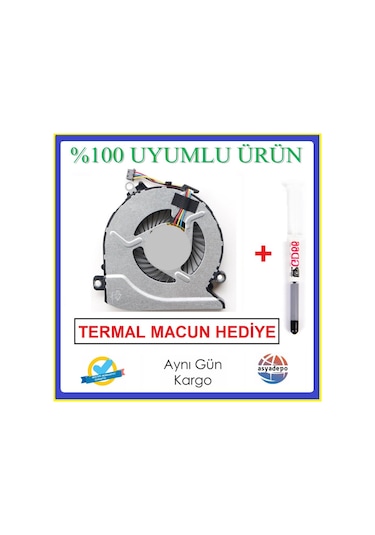 HP Uyumlu Pavilion 15-Ab217Nt Fan Cpu İşlemci Fanı