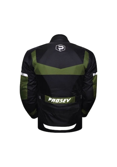 Motosiklet Montu Maxdura Kumaş 4 Mevsim Uzun Model Motor Montu Yeşil