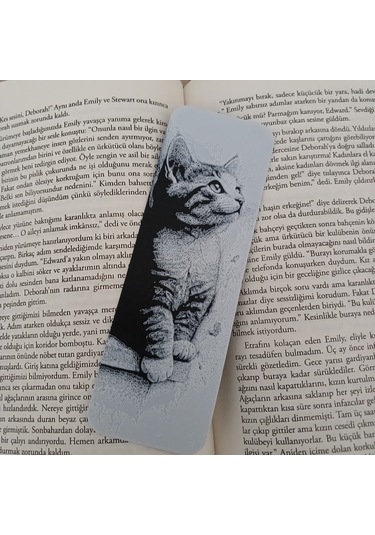 Kitap Ayracı - Kedi