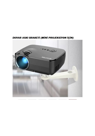 Lenatech Ln 002 Mini Projeksiyon Duvar Askı Aparatı 16.5 Cm