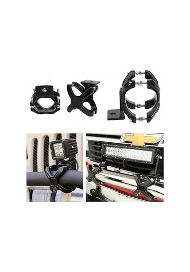 Ducki X Braket Led Montaj Ayağı Roll Bar Çap 6-7Cm Için (Çift)