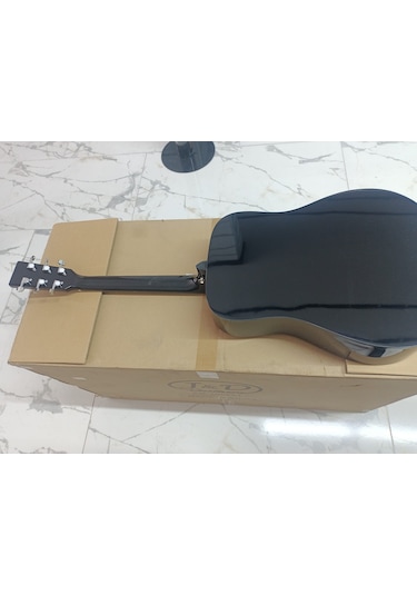 J&d Guitars- Ag-6/bk Jumbo Kasa Akustik Gitar AG-6/BK