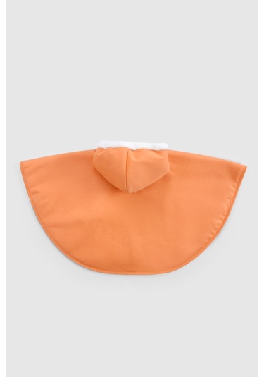 Su Geçirmez Bebek Panço Turuncu Yağmurluk Turuncu