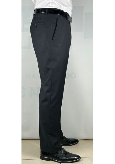 Erkek Battal Esnek Dız Astarlı Yüksek Kalite Kumaş Pantolon M Gri