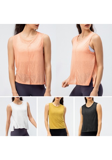 Geeroyoo Kadınlar İçin Nefes Alabilen Spor Yeleği, Kolay Hareket İmkanı, Beyaz Renk, Xs Beden Beyaz