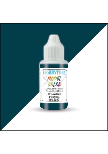 Hobbytime 457 18 Ml. Ral5020 Okyanus Mavi Ocean Blue Akrilik Model Boyası