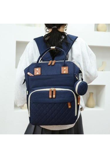 Novahub Moveevo Hafif Anne Çantası, Askılı Bebek Arabası, Çok Fonksiyonlu Kuru/ıslak Bölme Sırt Çantası Gri