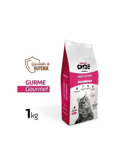 Catzo Gurme Renkli Yetişkin Kedi Maması 4 x 1 KG