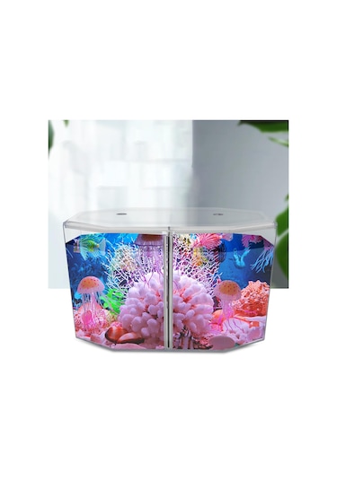 Suntek Mini Betta Balık Tankı Kuluçka Makinesi Kutusu Guppy