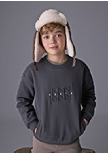 Mayoral 7405-90 Erkek Çocuk Gri Sweat Gri