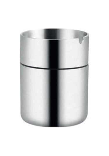 Dekoratif Paslanmaz Çelik Küllük Ev Ofis Oto H 9 CM