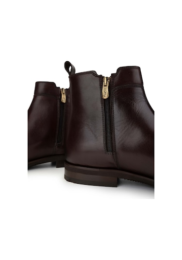 Tamer Tanca Erkek Hakiki Deri Kahverengi Casual Bot 183 40003 Erk Bot Sk24-25 Kahve Kahve