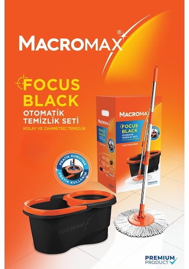 Macromax Focus Black Edıtıon Otomatik Temizlik Set
