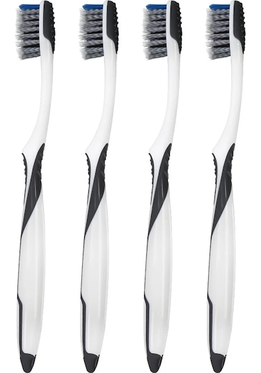 Yuqing Jıngkesı 4 Adet Orta Sert Diş Fırçası Spiral Kıllı Derin