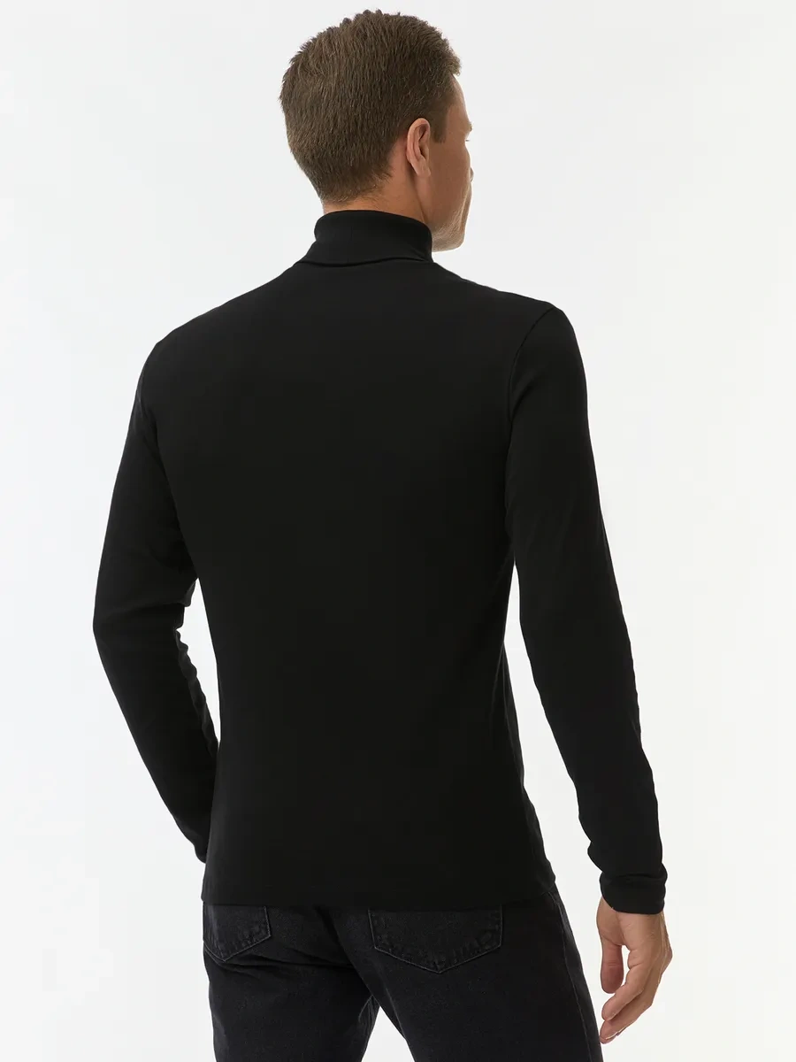 Oodji Balıkçı Yaka Kazak 4506382 Siyah