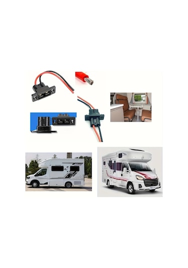 Dashanshop Anderson Sb50a Panel Montaj 2p Erkek Dişi Set Bağlantı Kiti Akü Adaptörü
