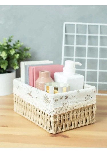 Logovo Bobrov Örgü Saklama Sepeti 144479258 Açık Bej