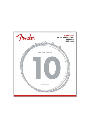 Fender Super 250 S Steel Ball End 10-46 Elektro Gitar Tel Set