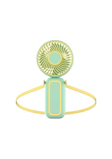 Yingfu Küçük Elektrikli Boyun Fanı, Portatif El Fan Pembe