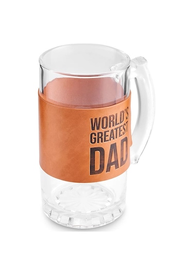 Karaca  King Deri Kılıflı Bira Bardağı 500 ml Şeffaf