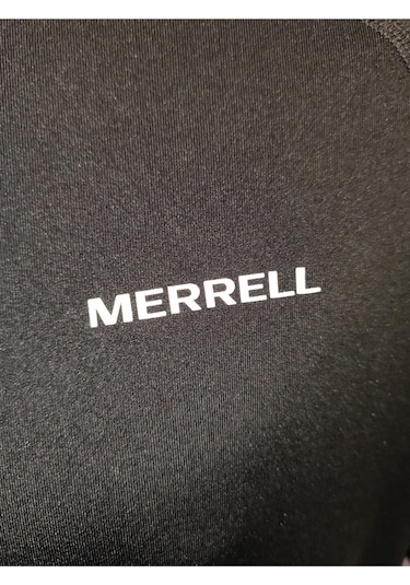 Merrell M3till Till Koşu Siyah Erkek T-shirt Siyah