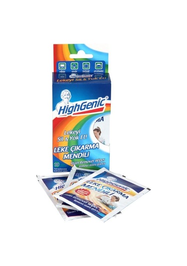 Highgenic Leke Çıkarma Mendili 10'lu 2 Paket