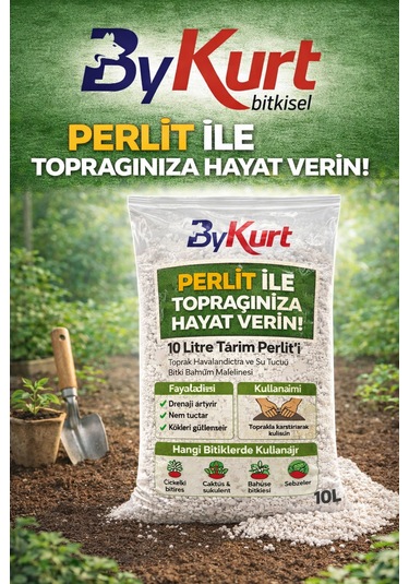 Tarım Perliti Çiçek Toprağı Karışımı 10 Litre Toprak Perliti 10 L