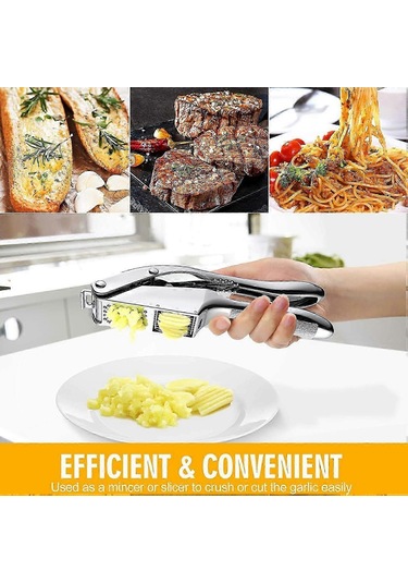 Sarımsak Presi 2'si 1 Arada Paslanmaz Çelik Sarımsak Presi, Kayma Çok Renkli