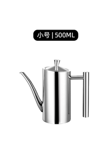 1 Adet Sızdırmaz 304 Paslanmaz Çelik Yağdanlık Sirke Sos Dağıtıcı Baharat Şişesi 500 Ml/700 Ml 700 Ml