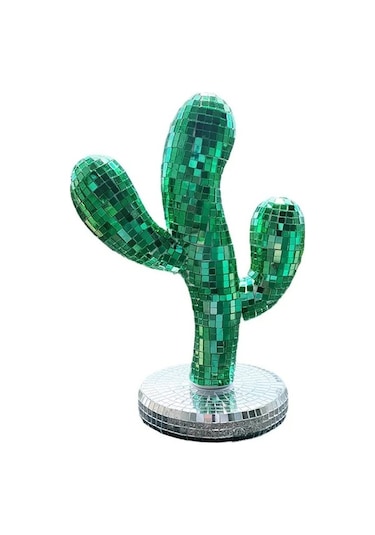 Tongxida Treasure 1 Adet Ev Festivali Dekorasyon Retro Disko Kaktüs Süs