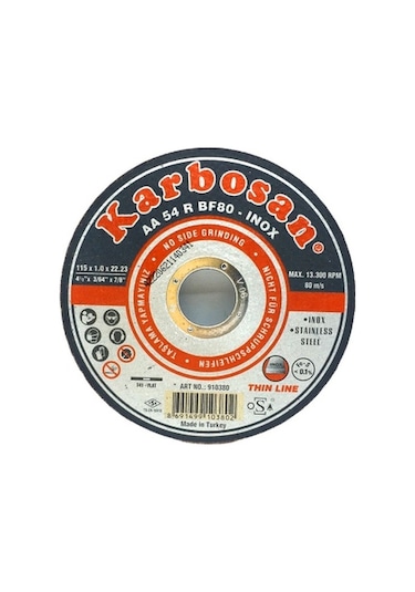 İnox Metal Kesici Disk 115mmx1.0x22 4764