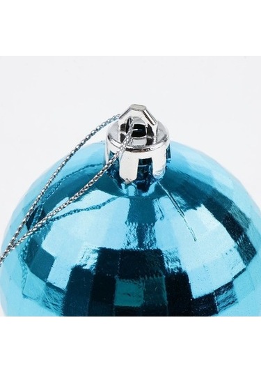 Lijinxu 6 Adet Set Noel Ayna Topları Süsler Noel Ağacı Asılı