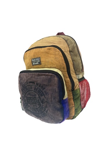 Kaliteli Vintage Disayn Sırt Gezi Çantası New Patchwork 5017 Camel