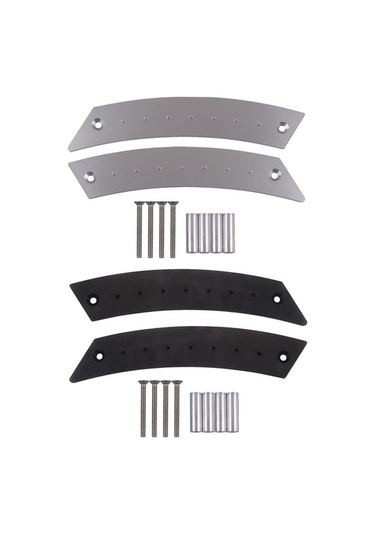 Besthome1 2 Adet Volkswagen Arabası Kapı Çekmecesi, Gümüş Renkli Aluminyum Allyapı