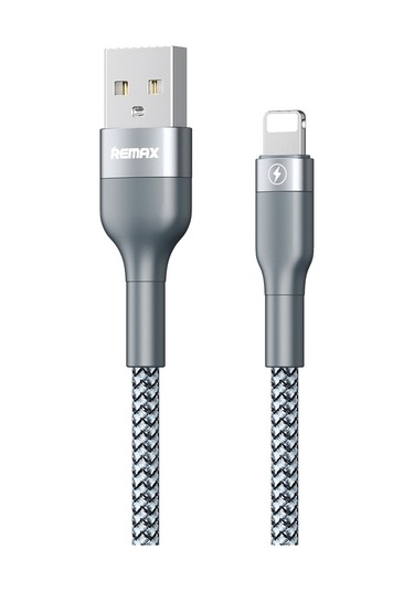 Remax Rc-064i Sury 2 Serisi 1m 2.4a Usb'den İphone Uyumlu, İpad'e Gümüş İçin 8 Pin Veri Kablosu