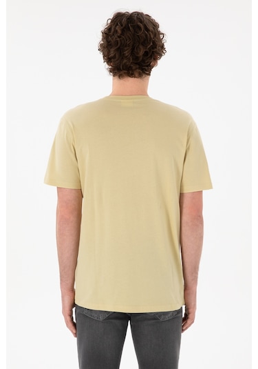 U.S. Polo Assn. Erkek Regular Fit Bisiklet Yaka Açık Haki Basic Tişört 50305985-VR183 U.S. Polo Assn. Erkek Regular Fit Bisiklet Yaka Açık Haki Basic Tişört 50305985-VR183