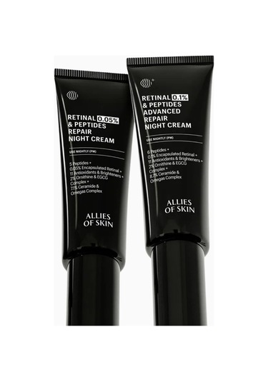 Allies Of Skin Allıes Of Skın %0,05 Retinal Ve Peptit Onarıcı Gece Kremi 30ml Gece Kremleri Çok Renkli