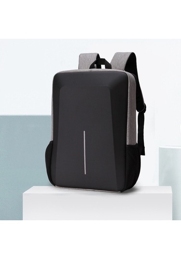 Erkekler İçin Sert Kabuk Sırt Çantası Alaşımlı Çerçeve Hırsızlığa Karşı Bilgisayar Çantası