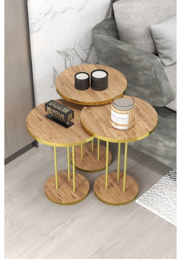 Zigon Sehpa Terra Gold Ceviz