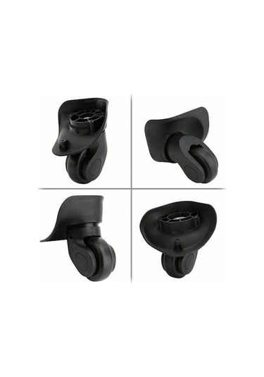 Hfambition Sessiz Pp+pet Tekerlekler, 2 Adet, 300 Gr, 10.6x10.4x9 Cm, Valiz/seyahat Çantası Tekerlek Aksesuarı -