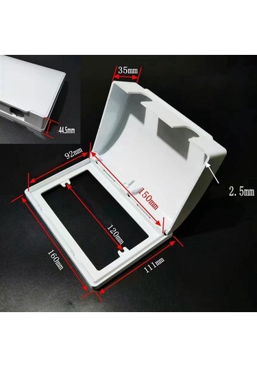 Trendooze Suntek 146 Soket Anahtarı, Su Geçirmez Kutu, Elektrik İçin